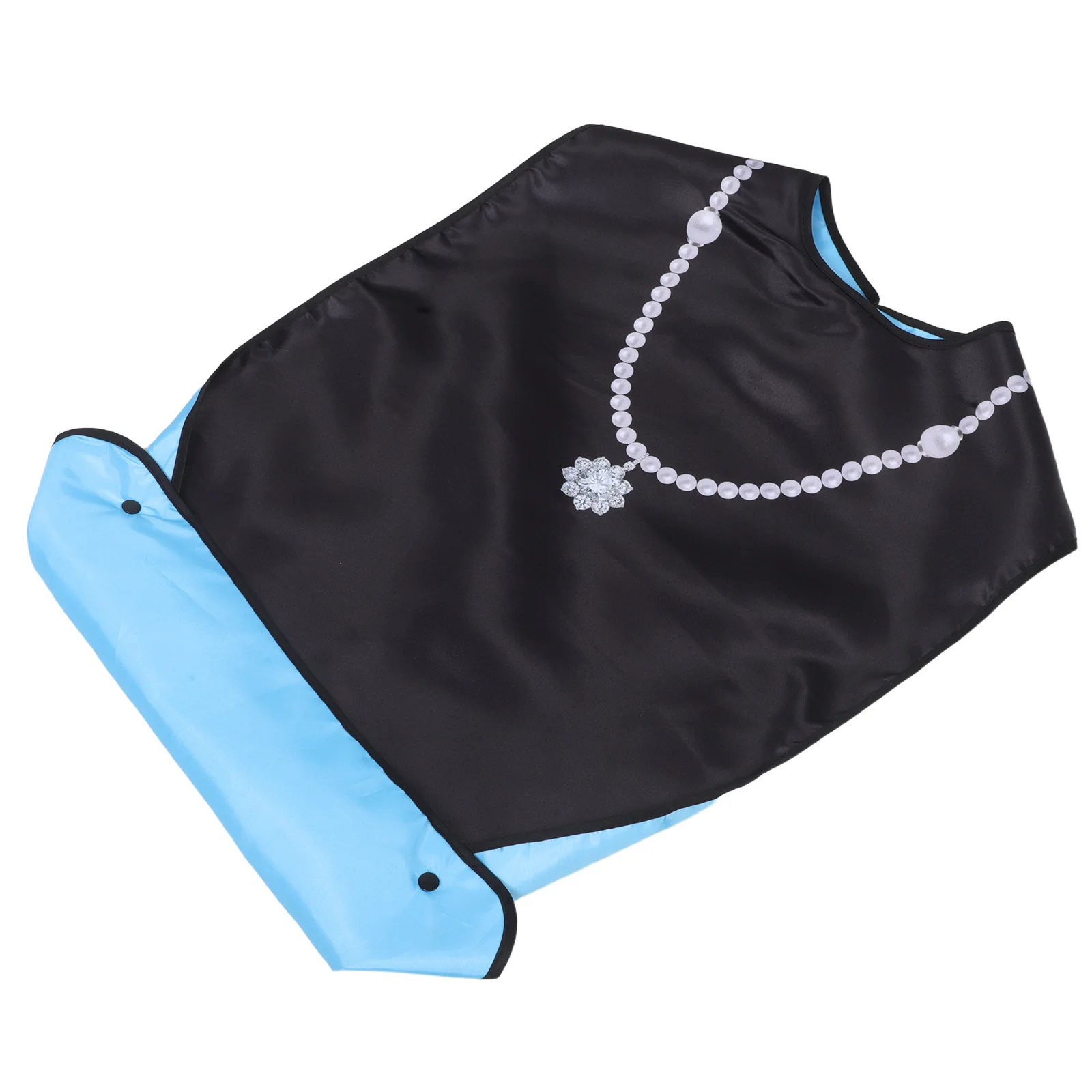 

Waterproof Adult Bib for Seniors Large Washable Elderly Eating Apron Clothing Protector Mealtime Dining Bibs for