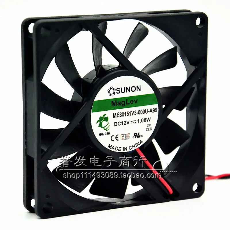 Nuevo RADIADOR de ventilador de refrigeración ORIGINAL ME80151V3-D020-A99 12V 1,08W 8015 80x80x15mm