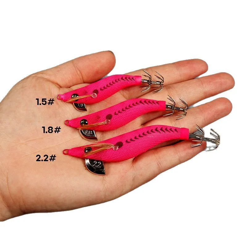 ليلة توهج الخشب الروبيان 3.7 جرام 5.2 جرام 7.0 جرام الحبار هوك انفجار هوك السحر الحبار الطعم صيد السمك الحبار هوك