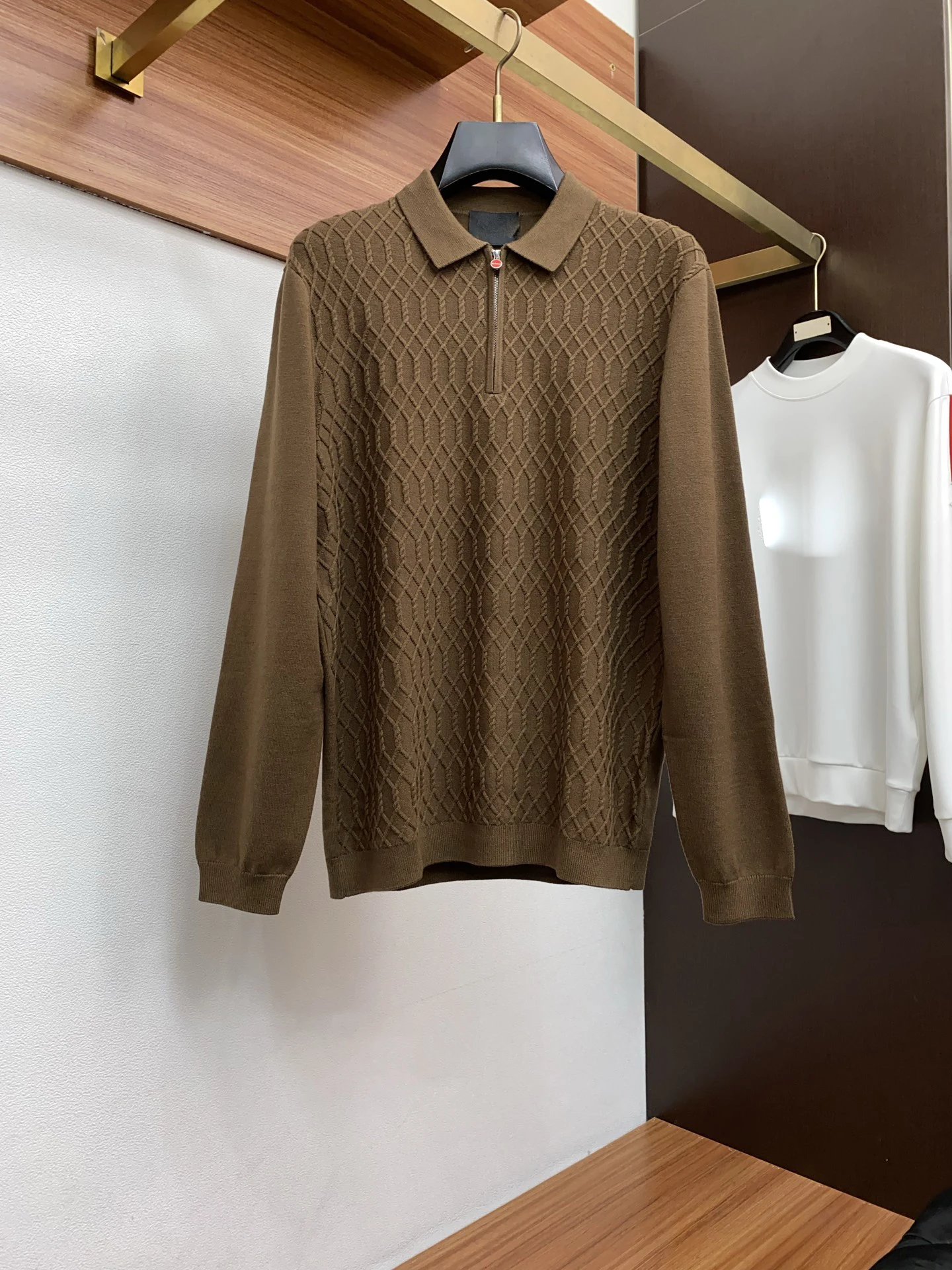 2025 Autumn-Winter Business Stand-Up Collar Sweater, Premium Wool Blend Men's Sweater, Sizes M - 3XL