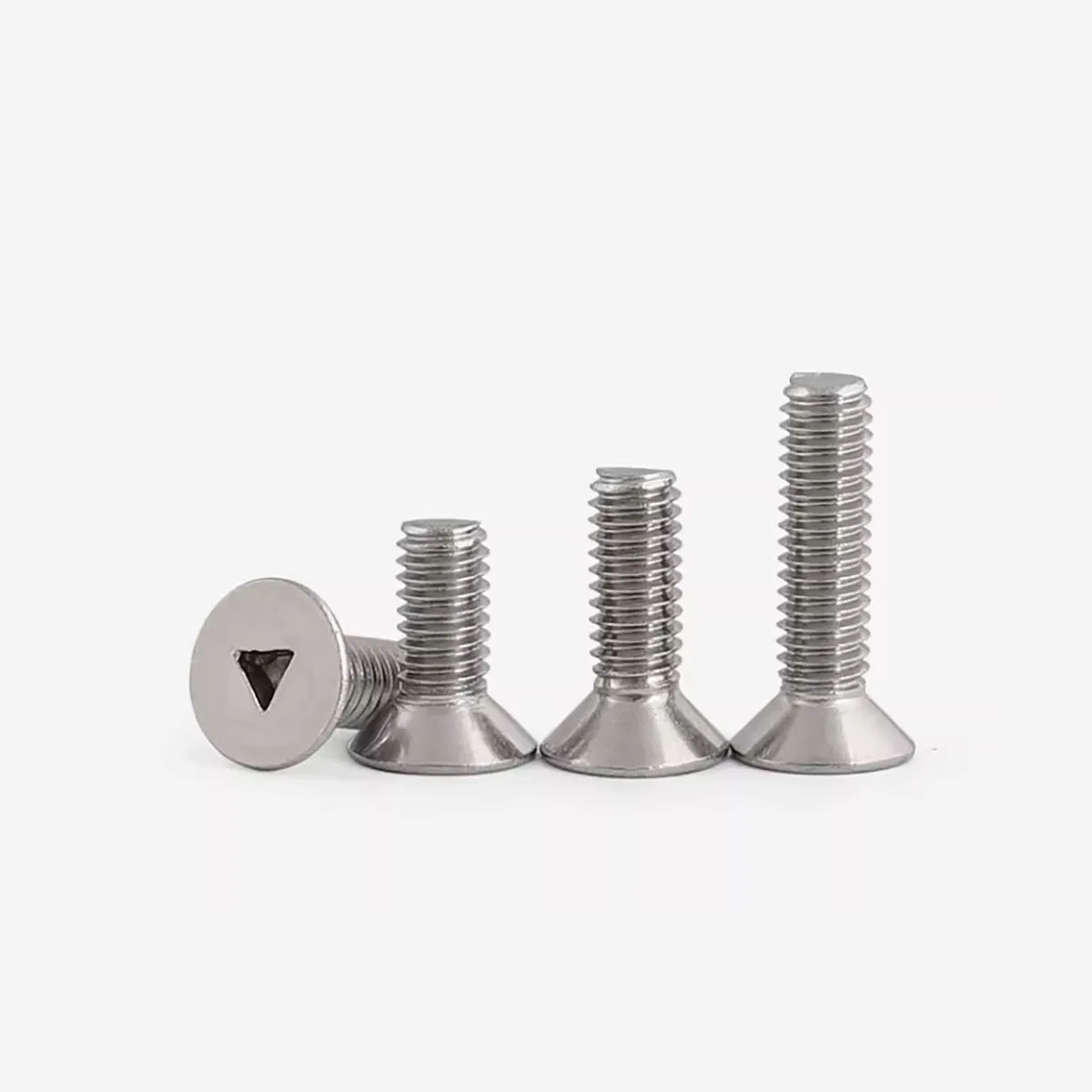 M2 M3 M4 Stainless Steel Countersunk Triangular Groove Anti-Theft And Anti Disassembly Screw