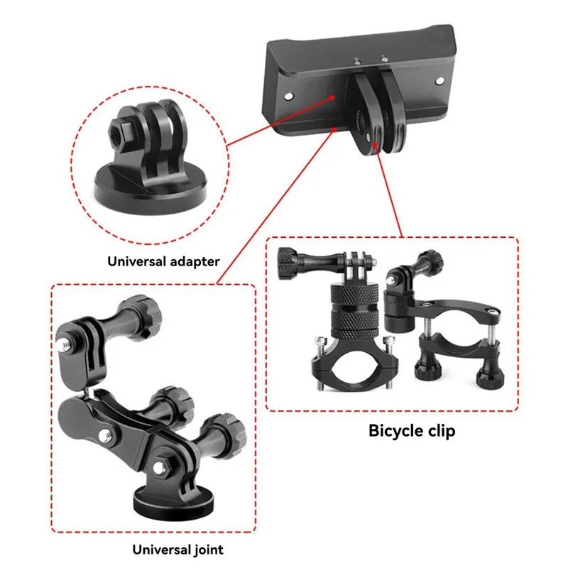 【New User Coupon】Accessory For Secure Attachment Quick Release Adapter For Insta360 X5 X4 Cameras 1/4 Screw Hole Conversion