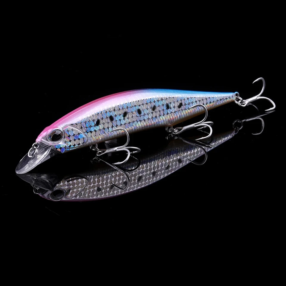 WALK FISH 13cm 19g Minnow Fishing Lures Artificial 3d Eyes Floating Swimbait Crankbaits Hard Baits Carp Sea Pesca Fishing Tackle