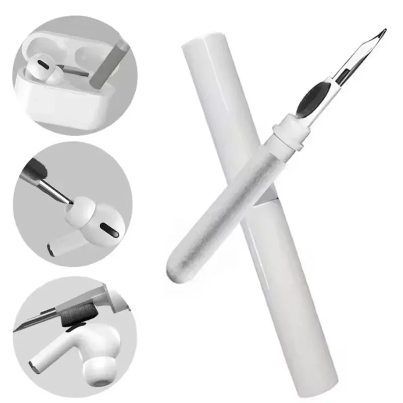 3 in 1 Bluetooth Earphones Cleaning Pen Tool For Airpods Pro  Earbuds Case Cleaner Kit Brush Pen for Xiaomi iPhone Earbuds