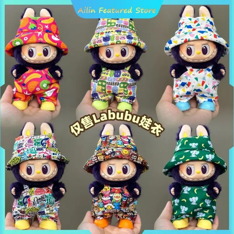 

Для Labubu, одежда, кукольный комплект, модный и модный комбинезон с граффити, милые и модные аксессуары для одежды, милый