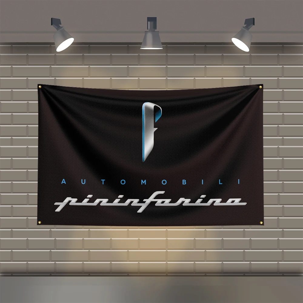 3x5 Ft P-Pininfarinas Racing  Flag Polyester Printed Cars Flags for Room Garage Decor