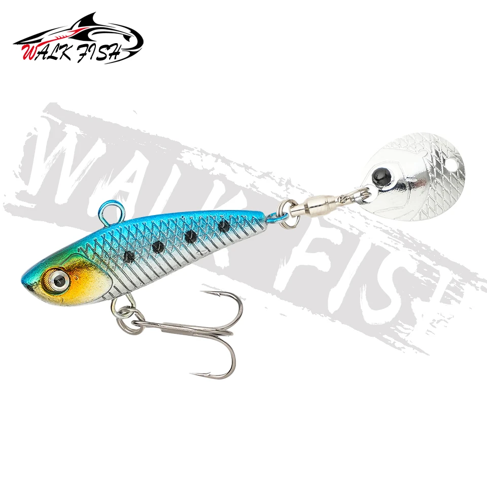 WALK FISH 8/11/15g Neuer VIB Angelköder Spinner Spoon Kleiner Wirbelwind Eisenplatte Rotierender Köder Meeresangeln Seebarsch Süßwasser – Detail 8