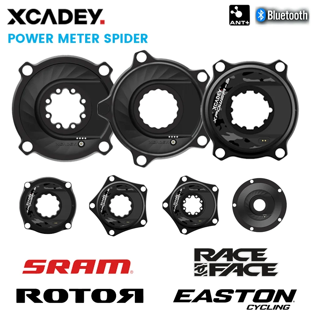 2025 XCADEY Road MTB Bike Spider Spider-Based Power Meter For Shiman SRAM ROTOR RaceFce Eastn Crank Chainring 104BCD 110BCD Part