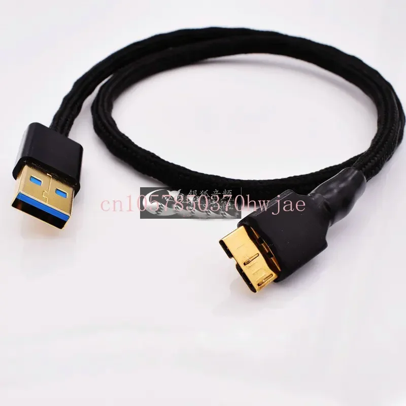 

Pure Silver Cable USB3.0 Type A To Micro B 3.0 Male-to-male Data Hard Disk Audio