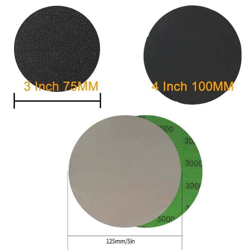 3/4/5 Inch Car Headlight Restoration Kit 21 Pcs with Sanding Backing Pad Mop Drill Adapter Sponge Buffer Pad for Car Polishing - Image 2