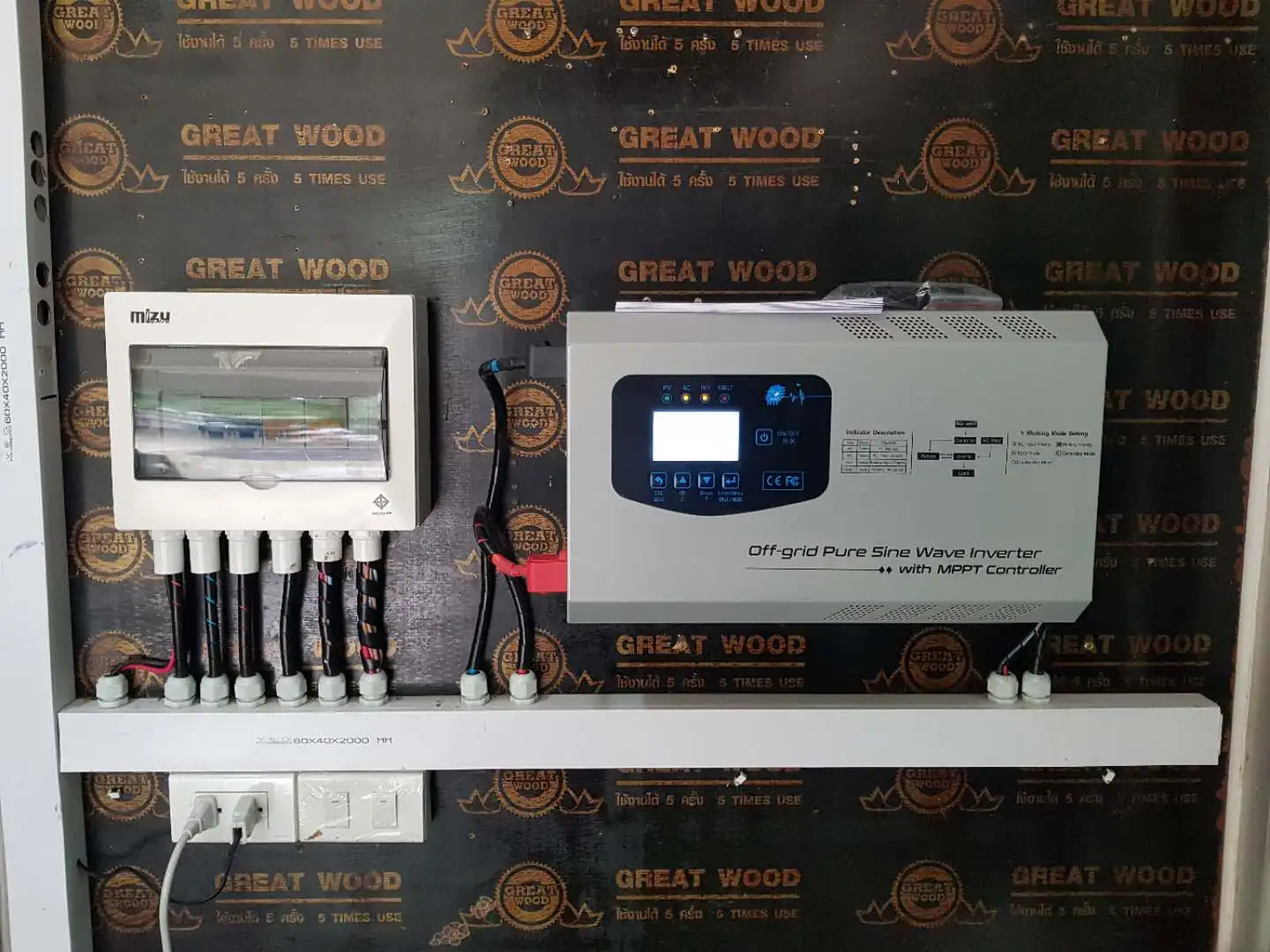 6KW 6000W 8KVA 8000VA low frequency hybrid solar inverter off grid for solar system