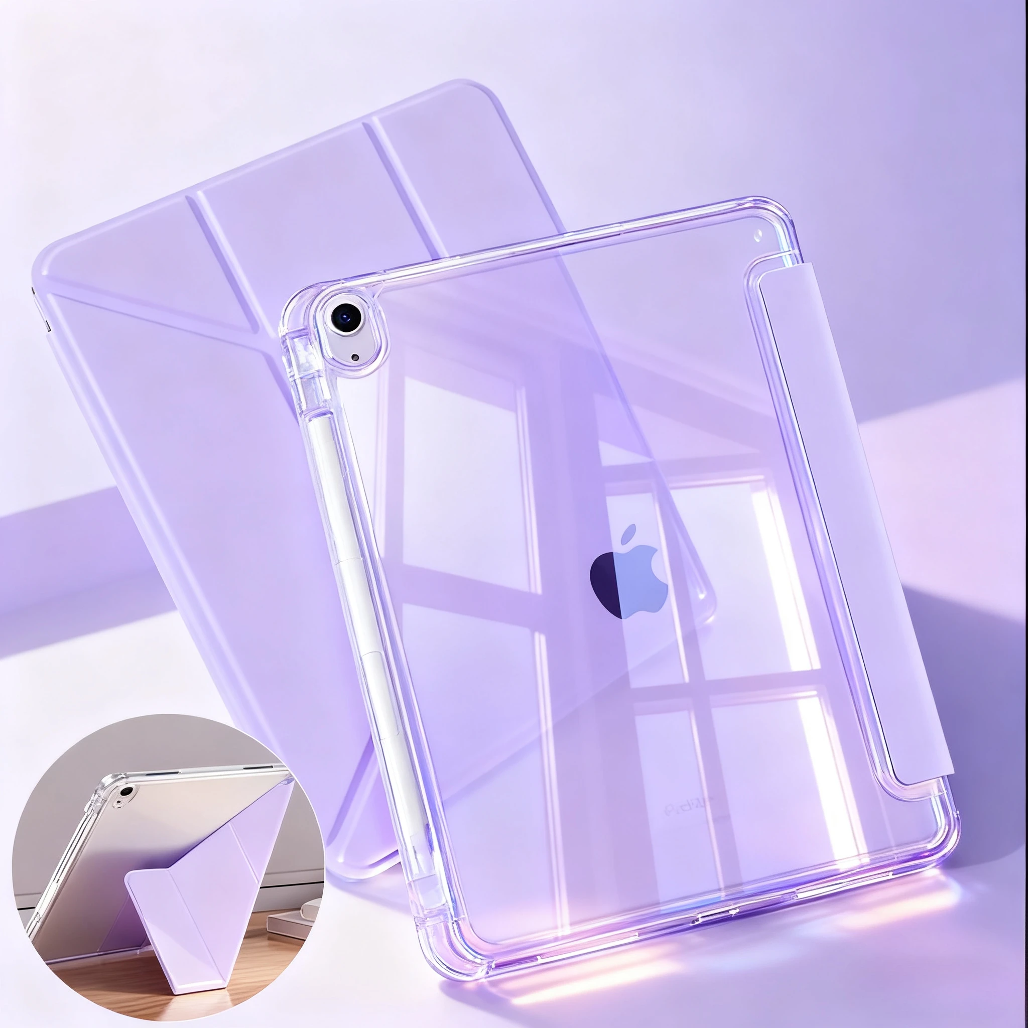 

Акриловый HD-чехол Y-Fold для нового iPad A16 Pro 6th M5 Air 13 11 M3 M2 M4 12,9 дюйма 9 8 7 6 5 4 10 11 th Generation Mini 7 6 Funda