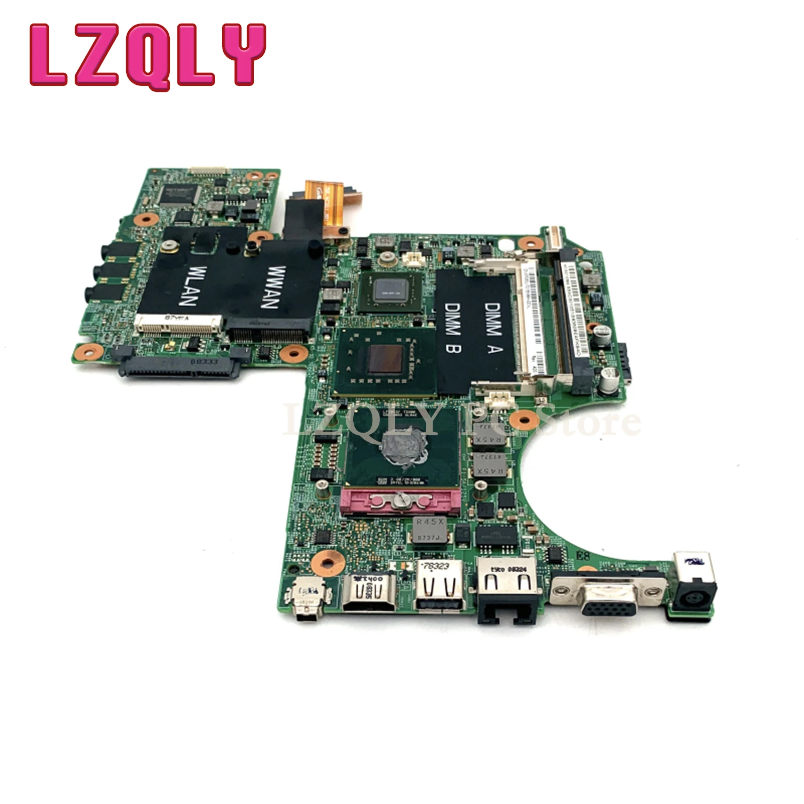 Imagem -03 - Lyqzy-placa-mãe para Dell Xps M1330 Cn0pu073 Cn-0k984j Cn-0d057f Cn-0p083j Laptop 965pm Ddr2 8400m Cpu Livre