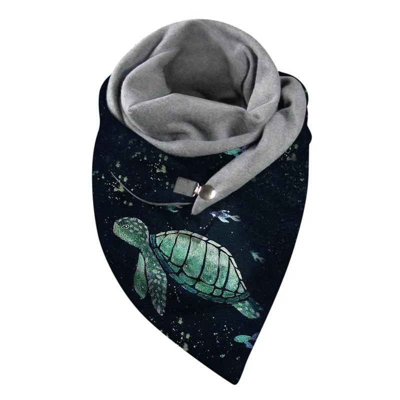 Starry sky pattern 3D Printed Scarf and Shawl Warm for Women and Men