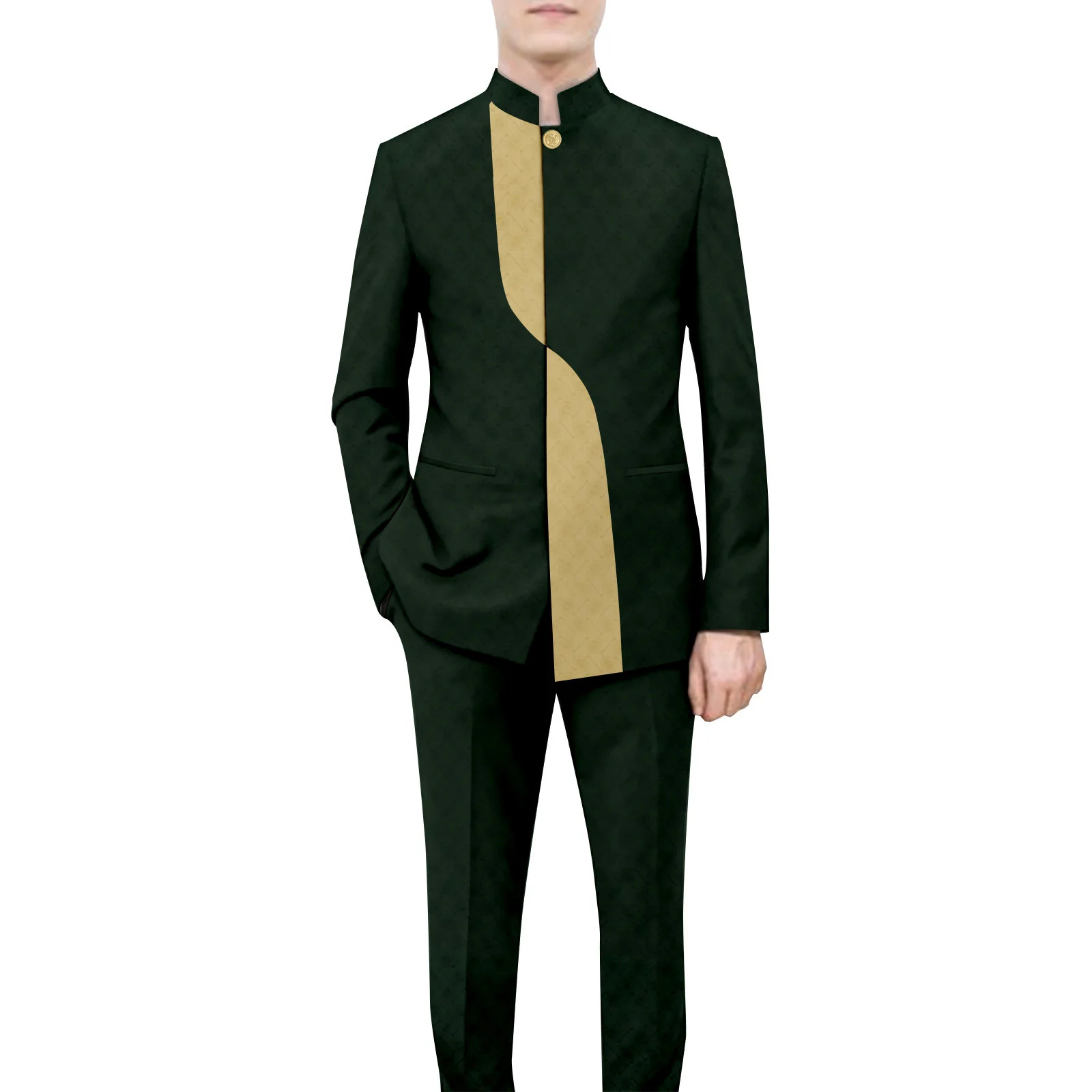 New Casual Men's Suit Slim Two-piece Set Costume Homme Suits for Costume Homme Pour Mariage Terno Masculino Completo