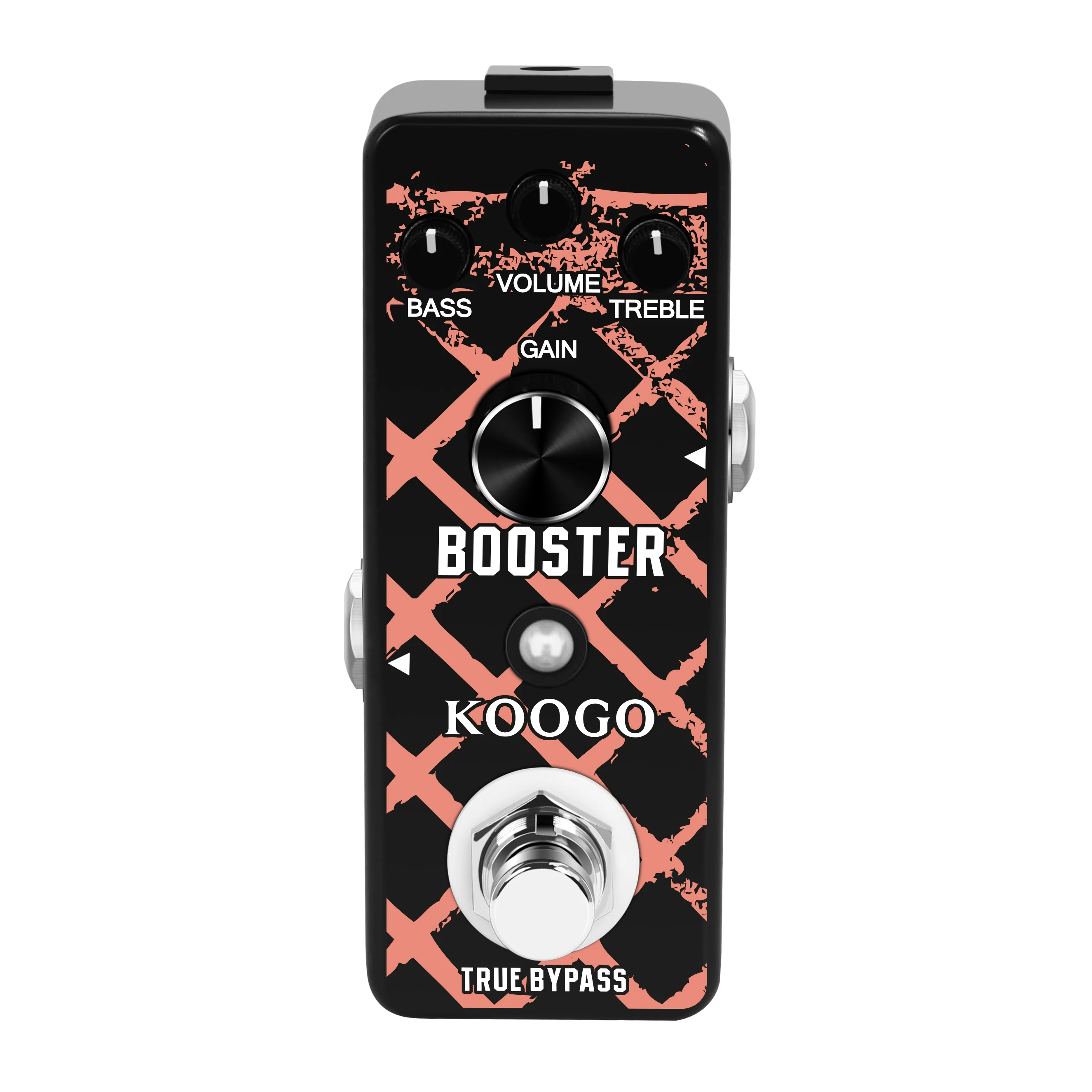 Koogo LEF-318 Guitar Booster Pedal Pure Boost Effect Pedals Analog Pure Signal Amplification Sound Encouraging