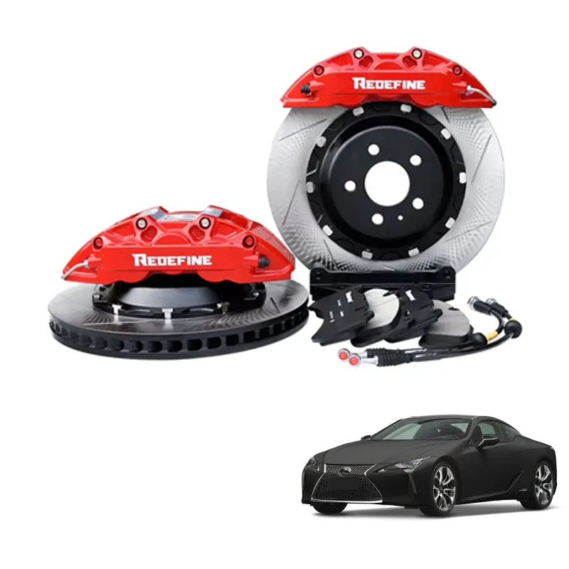 Applicable ToIso 9001 Certified Forged Aluminum Alloy Car Brake Caliper Front 6 Piston Brake Kit For Toyota Sequoia