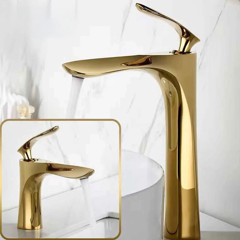 

Classics High Quality Bathroom Washbasin Hot And Cold Water Faucet Household Toilet Countertop Single Handle Faucet Crane