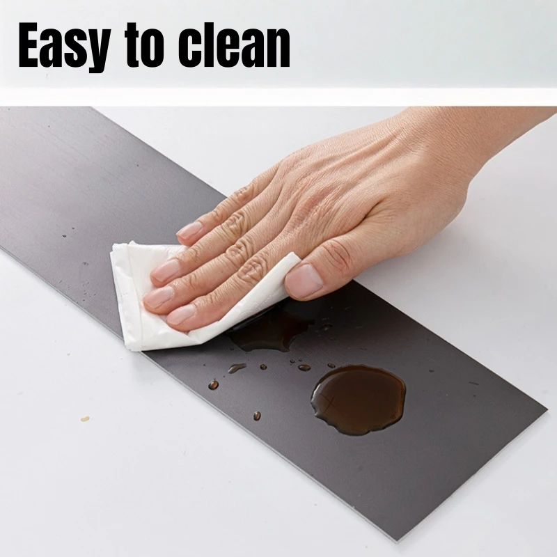 

1Roll 5Mx10cm Self Adhesive Skirting Line Wallpapes Home Decor Flexible Foam Waterproof Wall Stickers Sill Staircase Waistline