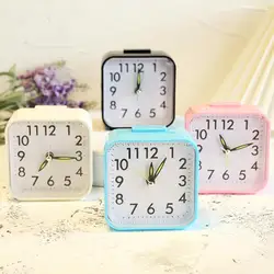 Non Ticking Alarm Clock Battery Powered Silent Bedside Clock Night Light Loud Travel Clock For Heavy Sleepers Kids Elderly