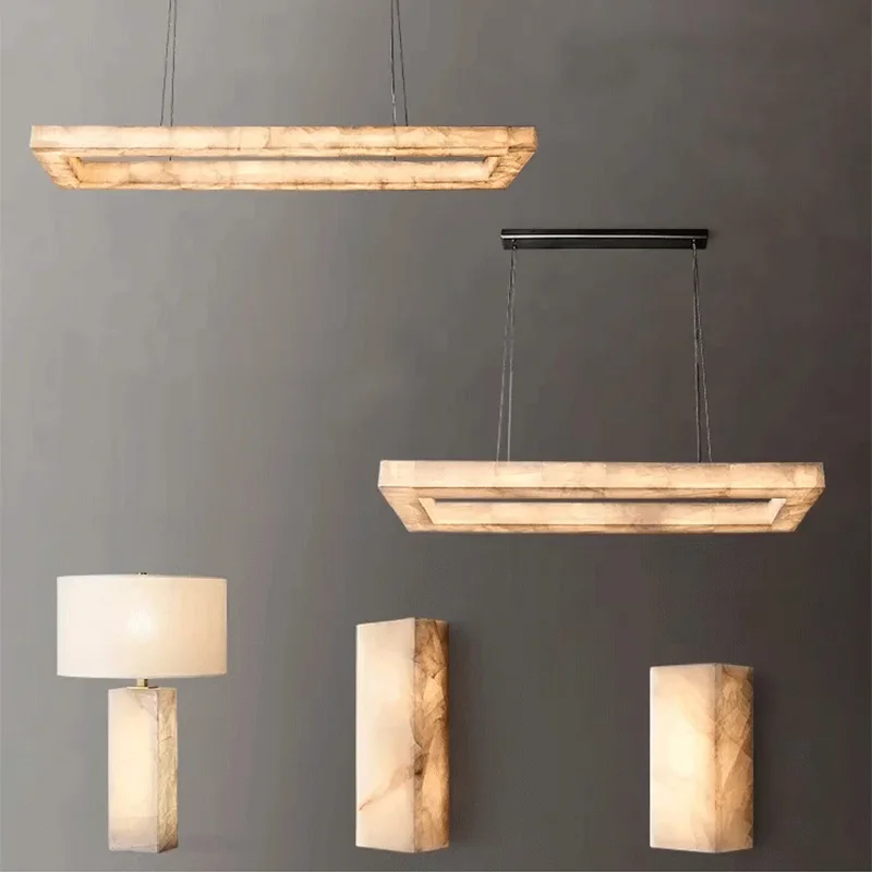 

Luxury Spanish Marble Chandelier 2025 Brass Black Bronze Silver Pendant Lamp Customizable Ceiling Light Villa Dining