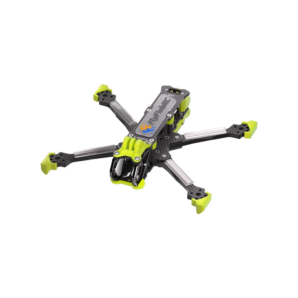 FlyFishRC Volador II VX5 FPV Frame, Compatible with DJI O4 Pro for RC FPV Freestyle Quadcopter