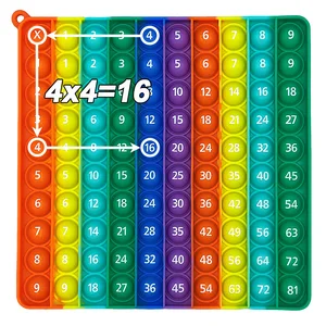 9x9 Juegos de multiplicación Junta de práctica matemática Juguetes inquietos, números de mesa Times Learning juguetes educativos niños niños 12 Mejor multiplicación de ventas - №12