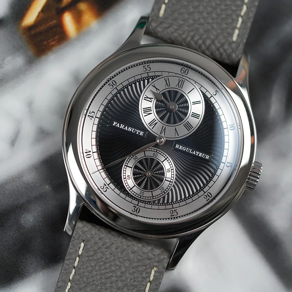 

FARASUTE Fashion Seagull Manual Movement Mechanical Wristwatch For Men Sapphire Crystal Stainless Steel Watch Men reloj hombre