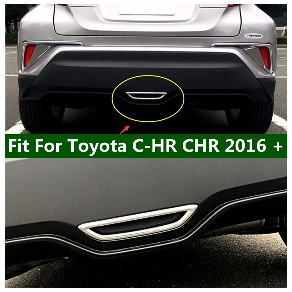 

ABS Chrome Tail Rear Parking Park Lamp Brake Light Decoration Frame Cover Trim For Toyota C-HR CHR 2016 - 2019 Car Accessories