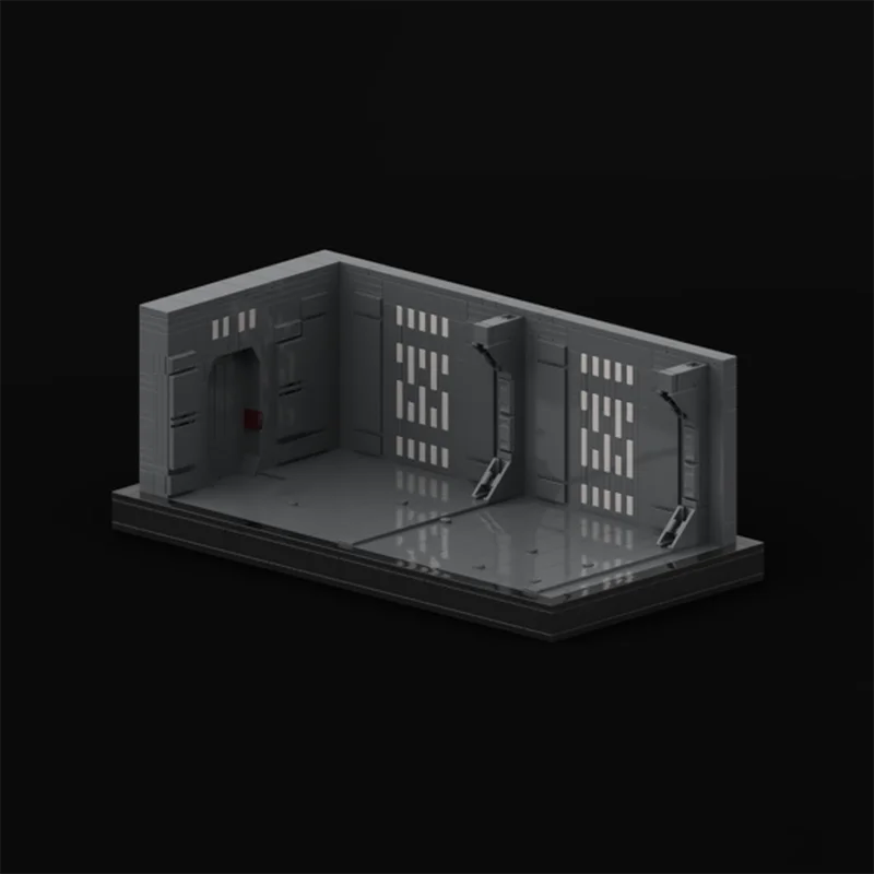 Blocs de construction Moc du film Star Pupular, modèle de couloir spatial modulaire, technologie, cadeaux modulaires, jouets d'assemblage à monter soi-même