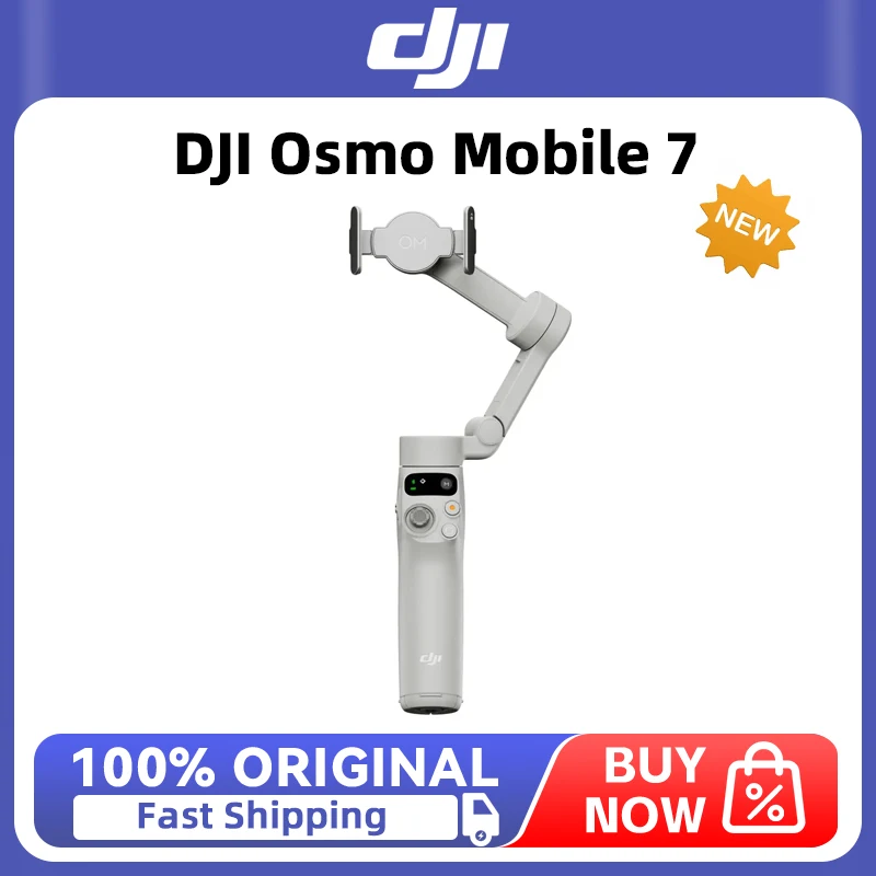 DJI Osmo Mobile 7, встроенный удлинитель и штатив, срок службы батареи 10 часов, зарядка телефона OM 7, совершенно новый на складе DJI Osmo Mobile 7, встроенный удлинитель и штатив, срок службы батареи 10 часов, зарядка телефона OM 7, совершенно новый на складе