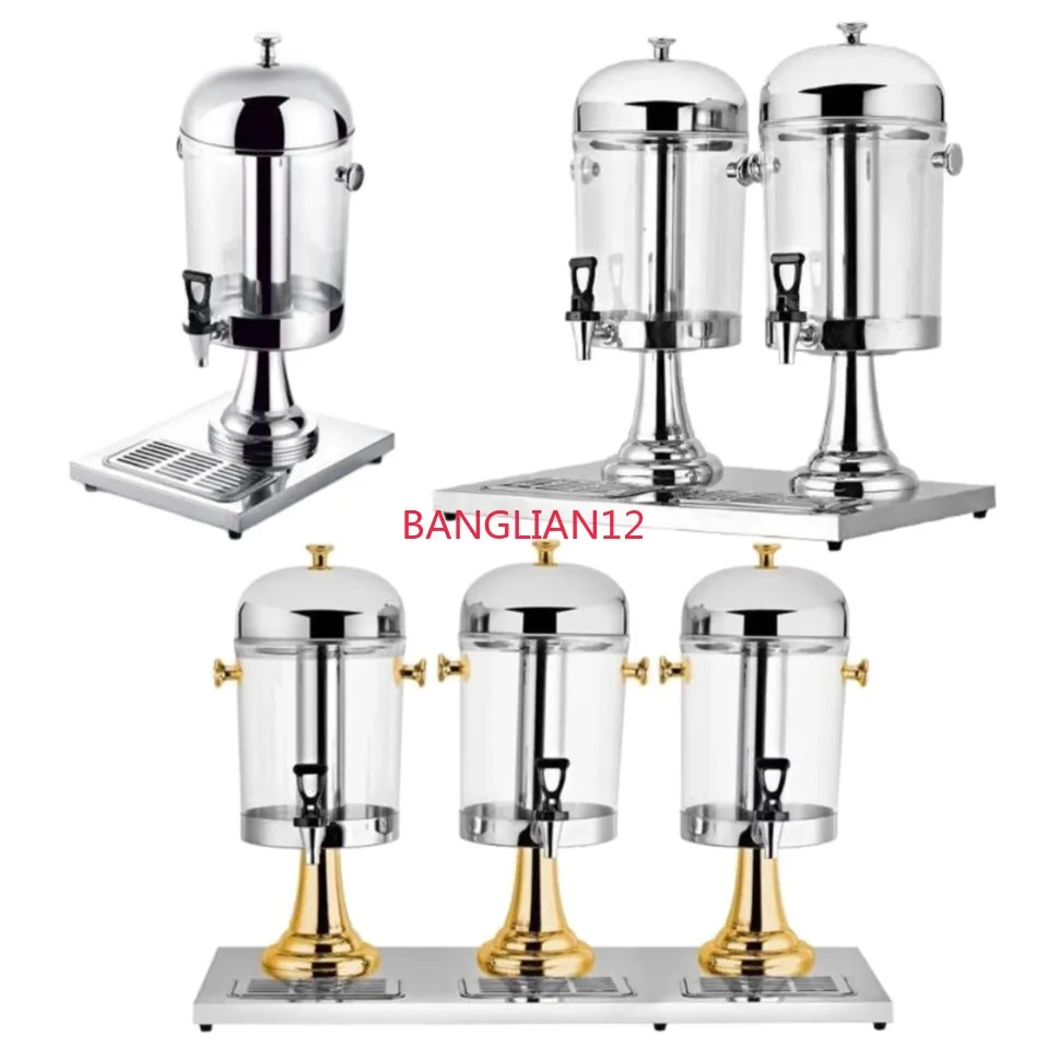 

Stainless steel juice cup with PC transparent visual material Hotel restaurant Large capacity buffet Beverage machine