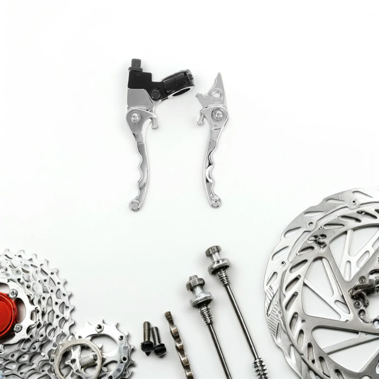 

2pcs Motorcycle Handlebar Brake Clutch Lever Set Foldable Durable For Atv Dirt Bike Universal -Road Riding Safety Control