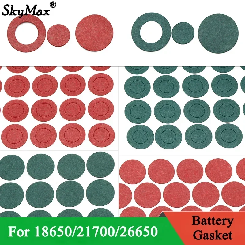 20/50/100/250/500 pièces 18650 21700 26650 Li-ion isolation de la batterie joint Pack Cell orge papier adhésif électrode tampons isolés