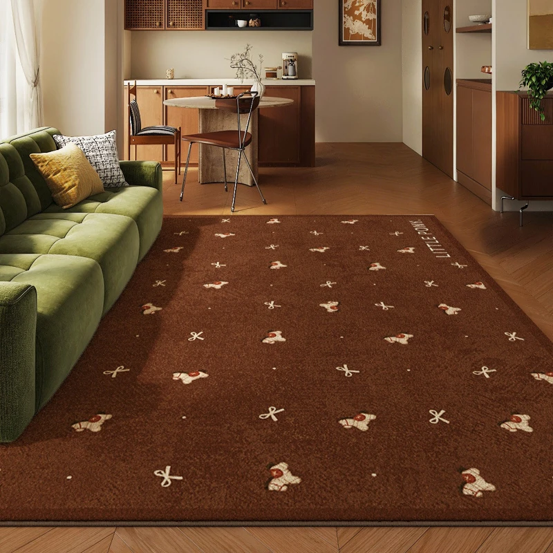 tapis-marron-style-retro-pour-chambre-a-coucher-grands-tapis-d'appoint-pour-salon-tapis-de-sol-epais-et-moelleux-pour-salle-de-sejour-tapis-doux-et-duveteux-pour-vestiaire