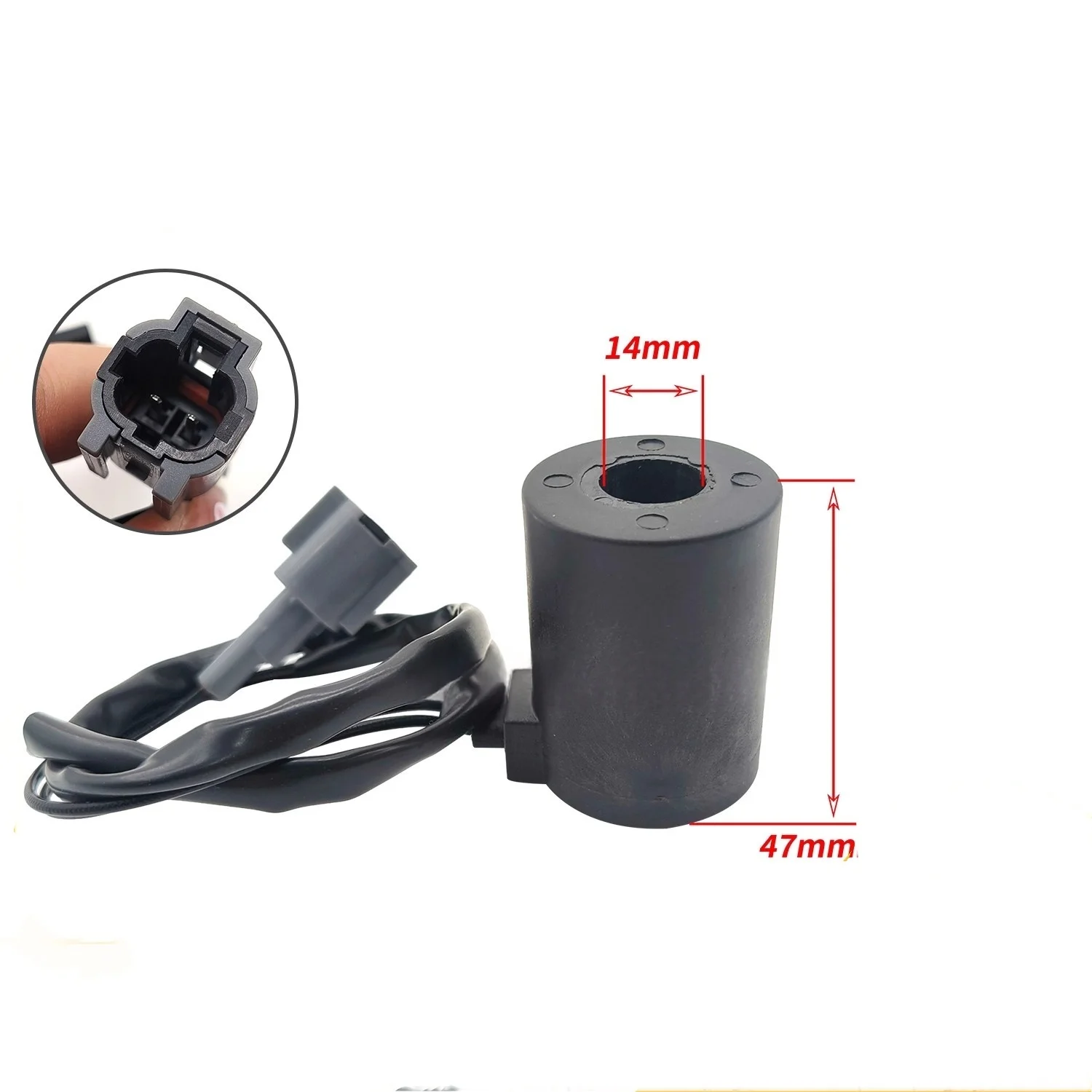 

Suitable for Hitachi 55/70/60/200-6/C210/135/120 excavator travel speed solenoid valve coil
