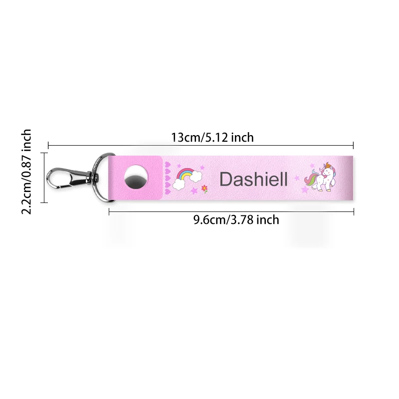 Custom Kids Keychain with Name, Personalized Key Ring