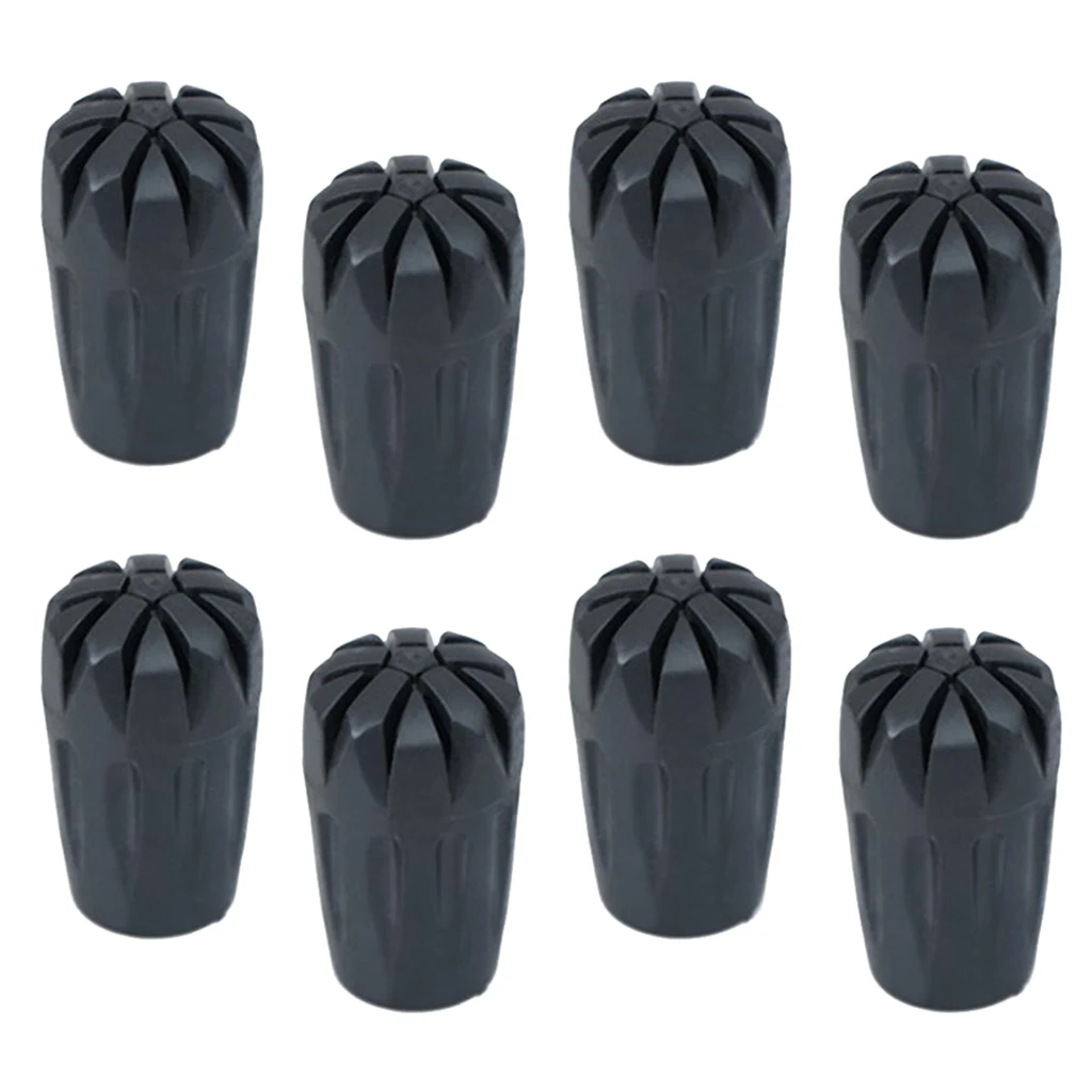 Резиновые наконечники для походной трости, сменная торцевая крышка для треккинговой палки, защитная крышка для снаряжения для скалолазания по тропу