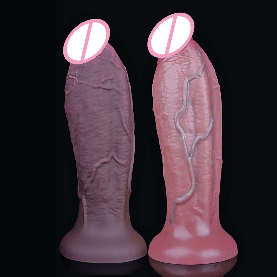 Realistic Huge Thick Dildo Big Dick Soft Silicone Anal Big Penis Masturbation Cock Big Dick Adult Sex Toys For Woman Products18+ view 2