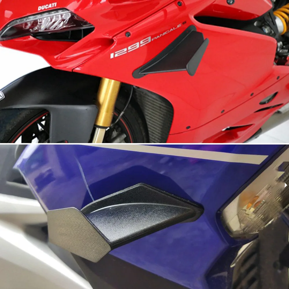 Motorcycle Scooter Dynamic Wing Kit Aerodynamic Winglets for Honda Suzuki Yamaha Kawasaki