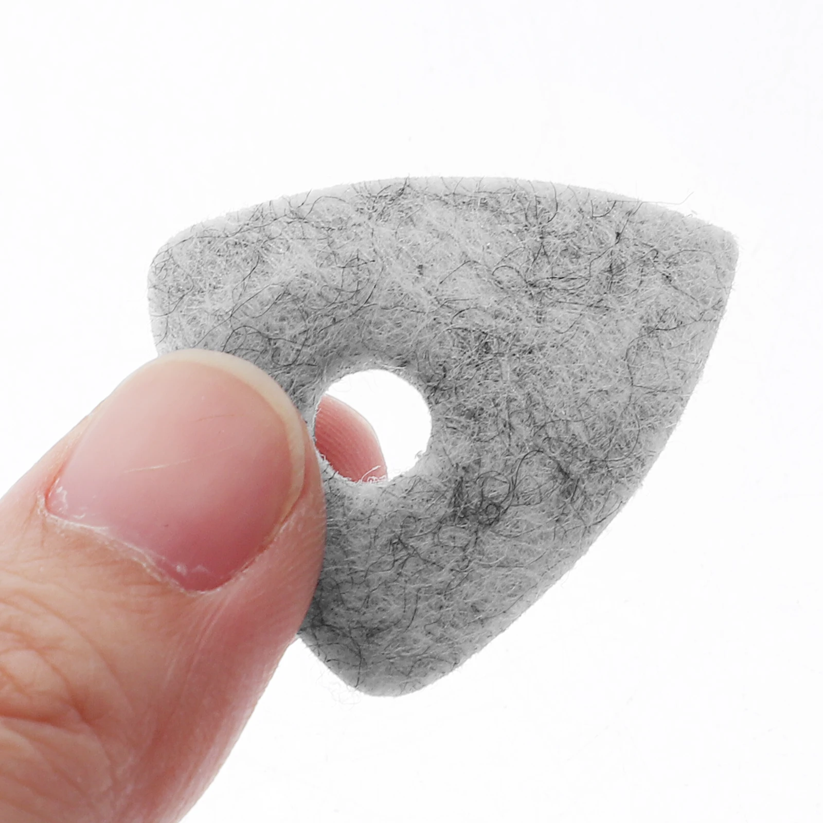 

10Pcs Wool Felt Guitar Pick Set Soft Tone Ukulele Plectrum Accessories Durable Picks
