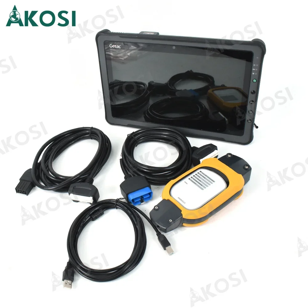 Getac F110 tablet +For volvoVcads 88890180 Interface With PTT 2.8  88890020 Pro For Vo-lvo Truck Diagnostic Scanner Tool