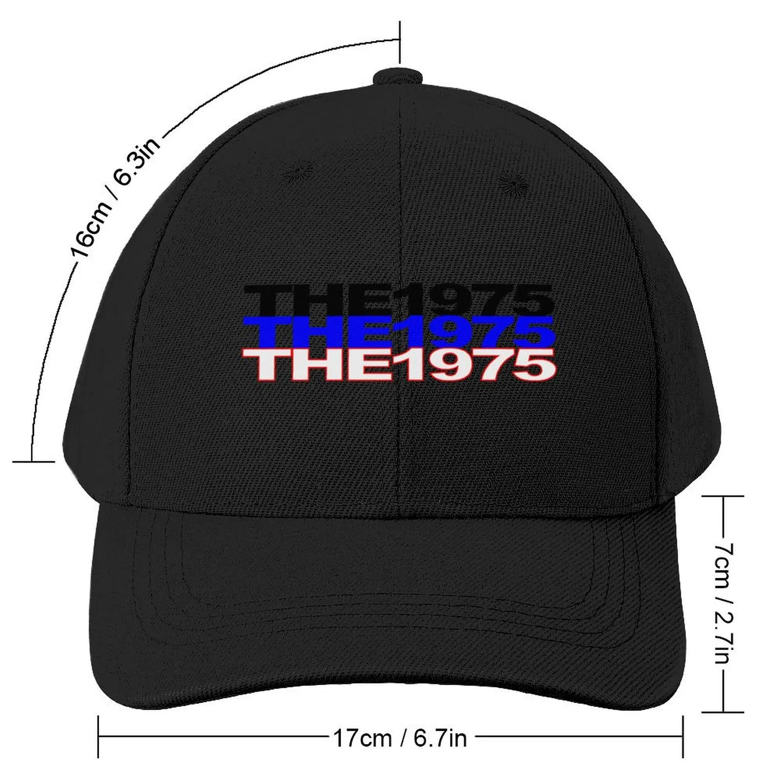 1975 sticker logo Matty Healy Being funny in a foreign language Baseball Cap Gentleman Hat men's big size hat Women Men's