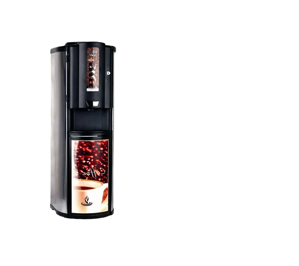 

kj-Floor Standing Hot & Cold Fully Automatic Espresso Coffee Vending Machine Maker Dispenser#