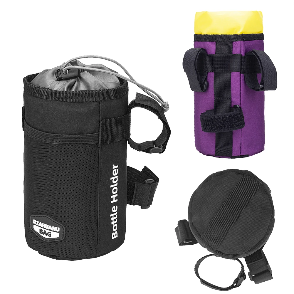 Cycling Water Bottle Carrier Pouch with 1L Capacity - Lightweight MTB Bike Handlebar Bag