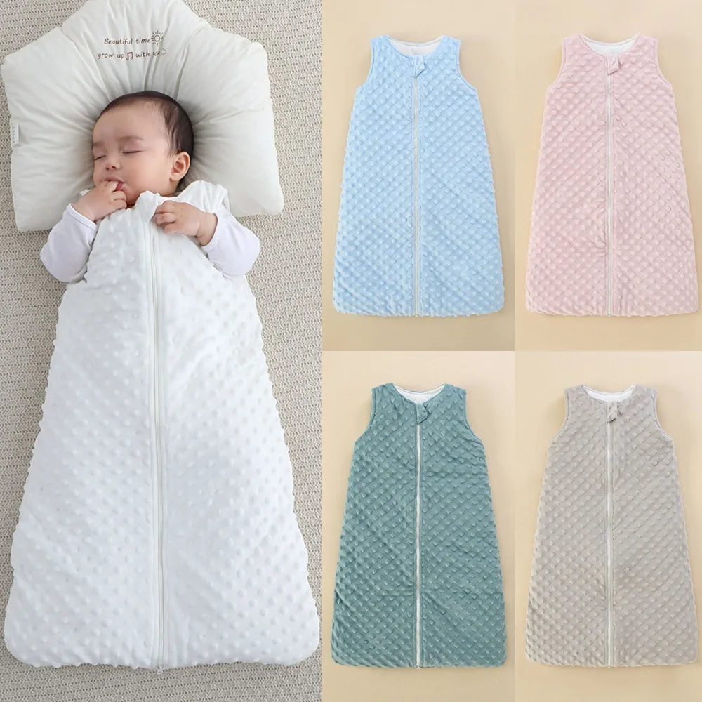 Baby Wearable Blanket Swaddle Transition Sleeping Bag Sleeveless Soft Newborn  Sleeping Bag Warm Blanket Vest Sleep Sack Bedding