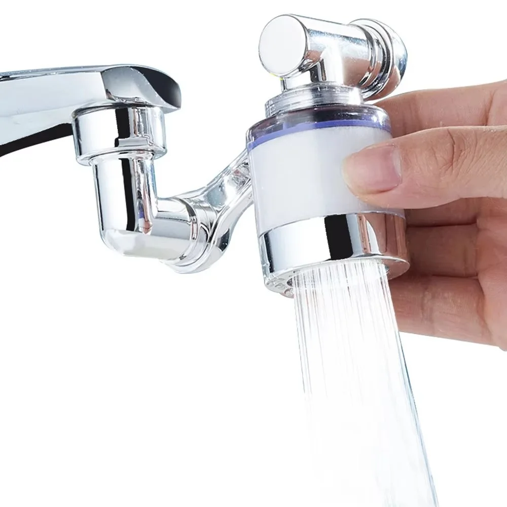 

1080° Universal Rotation Faucet Sprayer Head for Washbasin Faucet Extender Splash Bubbler Nozzle Kitchen Tap 22/24mm Adaptor