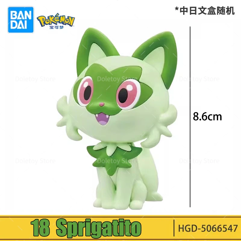 Original Pokemon Figures Mew Eevee Piplup Mimikyu Jigglypuff Charmander Anime PVC Assembly Action Model Toy Gifts for Kid view 6