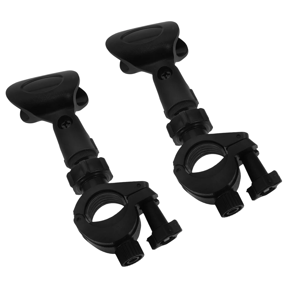 

2 Sets Microphone Clip Desktop Gooseneck Universal Stand Fixed Head for Cable Plastic Clips