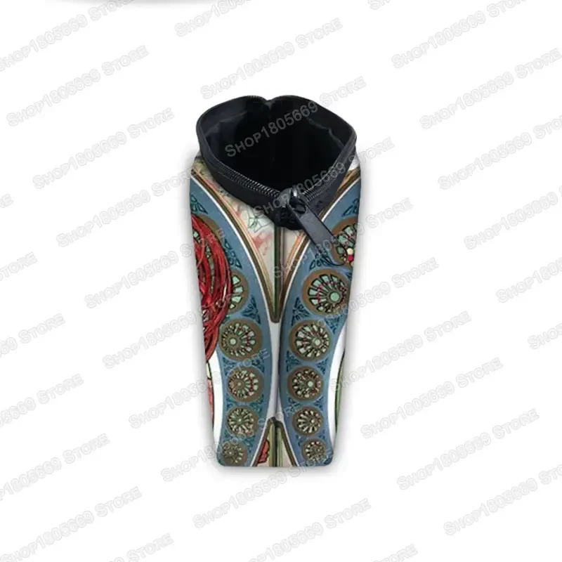 Alphonse Mucha Print Cosmetic Case Oil Painting Makeup Bag Women Outdoor Multifunction Travel Cosmetic Bag Toiletry Bags Gift